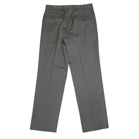Zanella $350 Wool‎ Dress Pants Men's W33x31 Todd Trousers Khaki Italy MINT